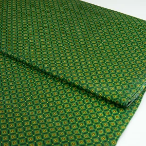 Shweshwe - Green Diamonds