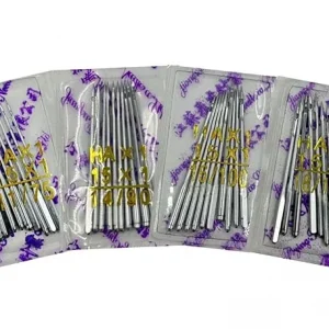 Zenith Flying Combo Needles Set for Automatic Sewing Machines - Pack of 40 Needles - 10 Pieces Each (11, 14, 16, 18 Number)