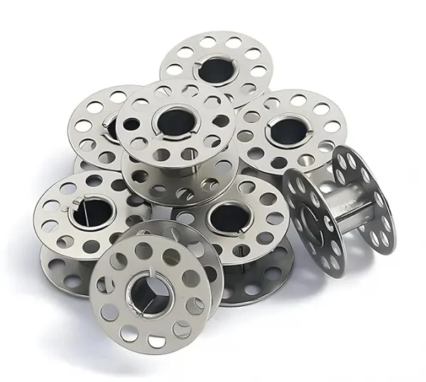 Stainless Steel Bobbin Set, 10 Pieces