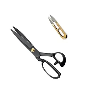 JAGGER JAG327 Black Color Premium Professional Scissor with Rubber Handle Grip